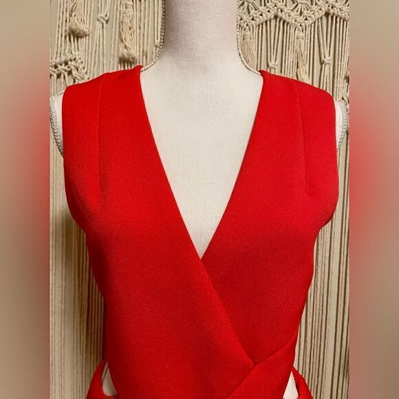 Kendall & Kylie Orange Mini Cut Out Dress - Picture 3 of 11